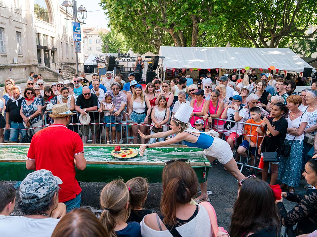 Lancer de plateau de paëlla