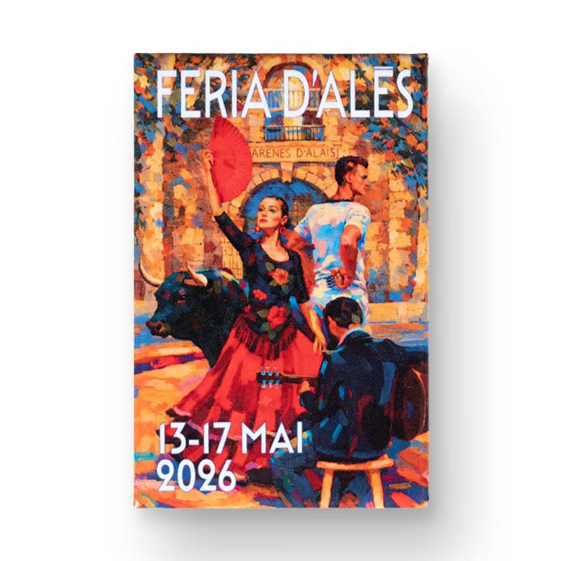 Magnet rectangle Feria Alès 2026